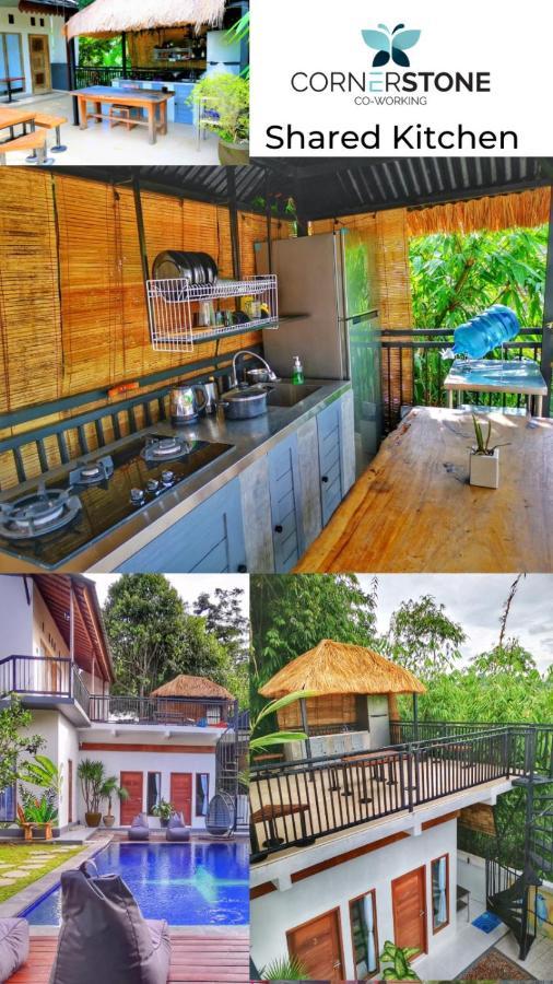 Хостел Cornerstone Bali Coworking Чангу Экстерьер фото